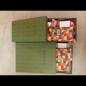 Gucci box with duffle inside
